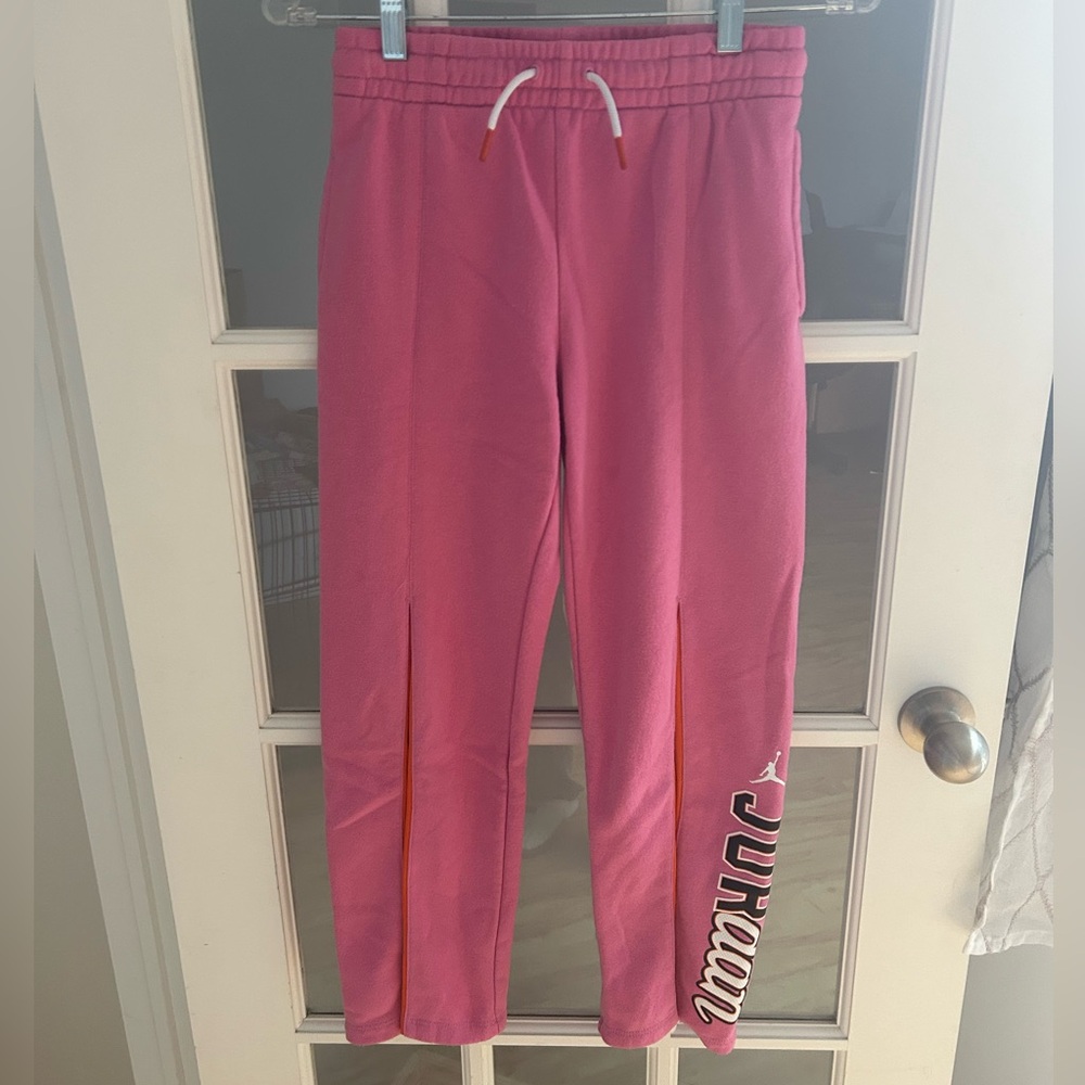 Pink Kids' Jordan Sweatpants with Side Logo